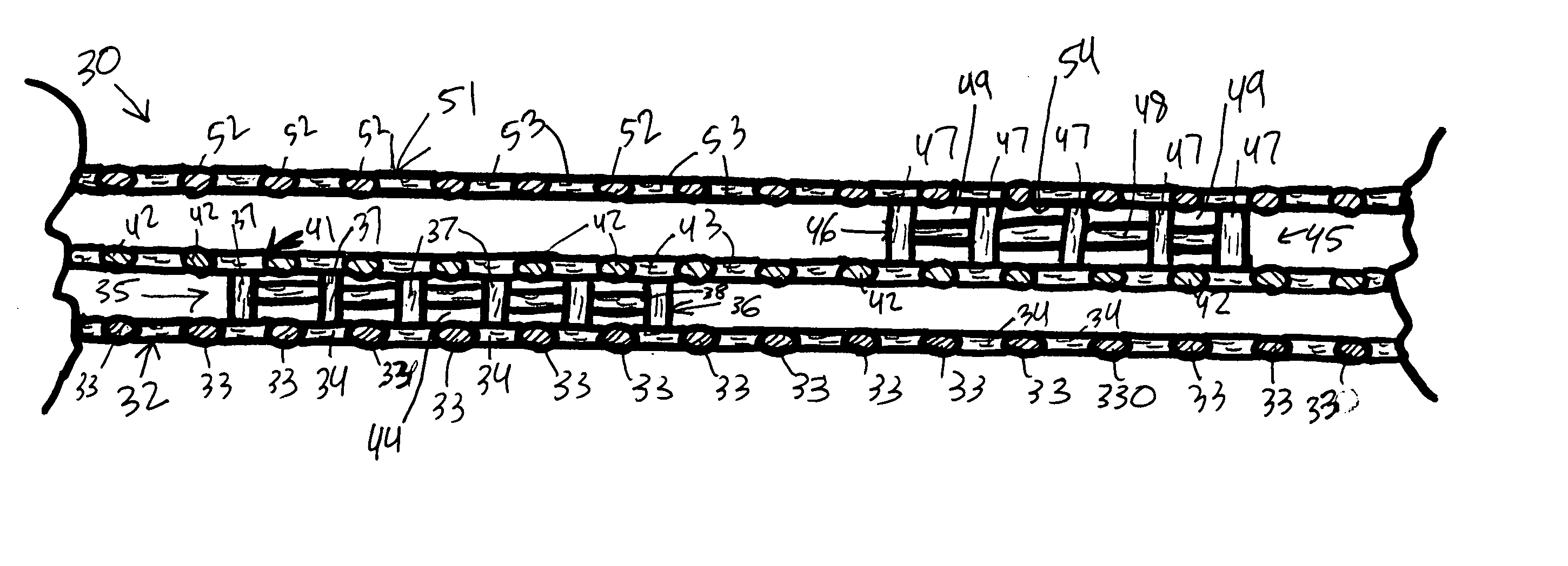 Porous three dimensional nest scaffolding