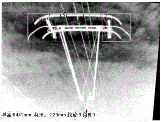 Safety monitoring analysis system for contact net running state