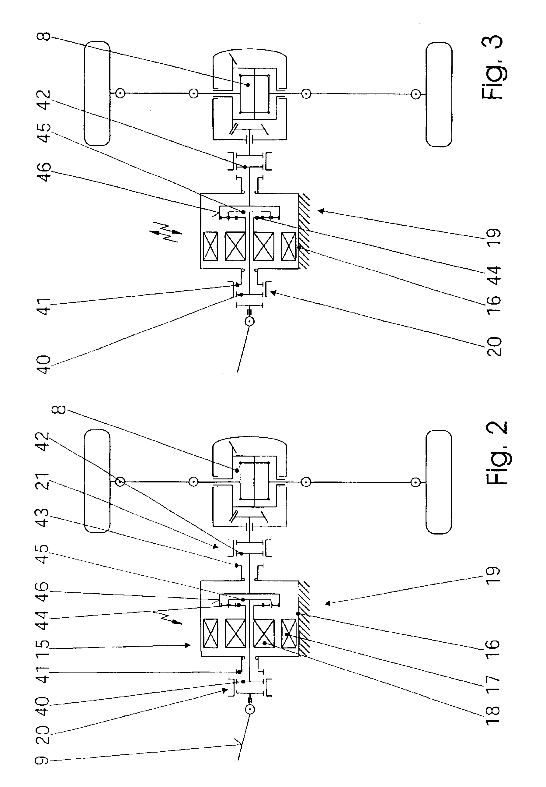 All-wheel drive vehicle with hybrid drive