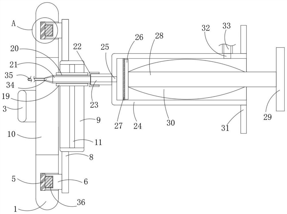 Oral periodontal treatment medicine applying and flushing integrated device