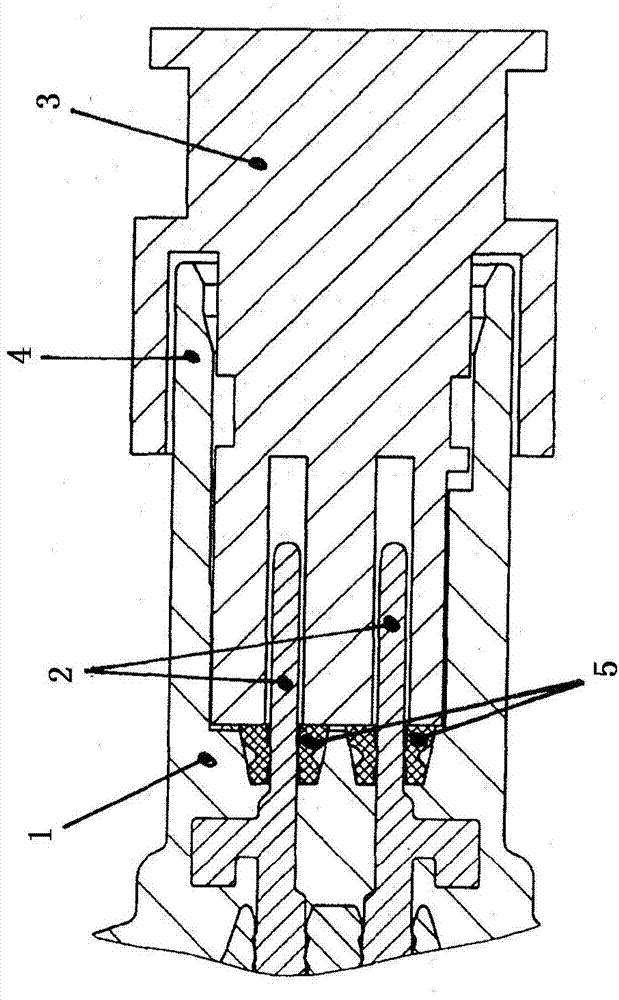 Plug connector with sealing element