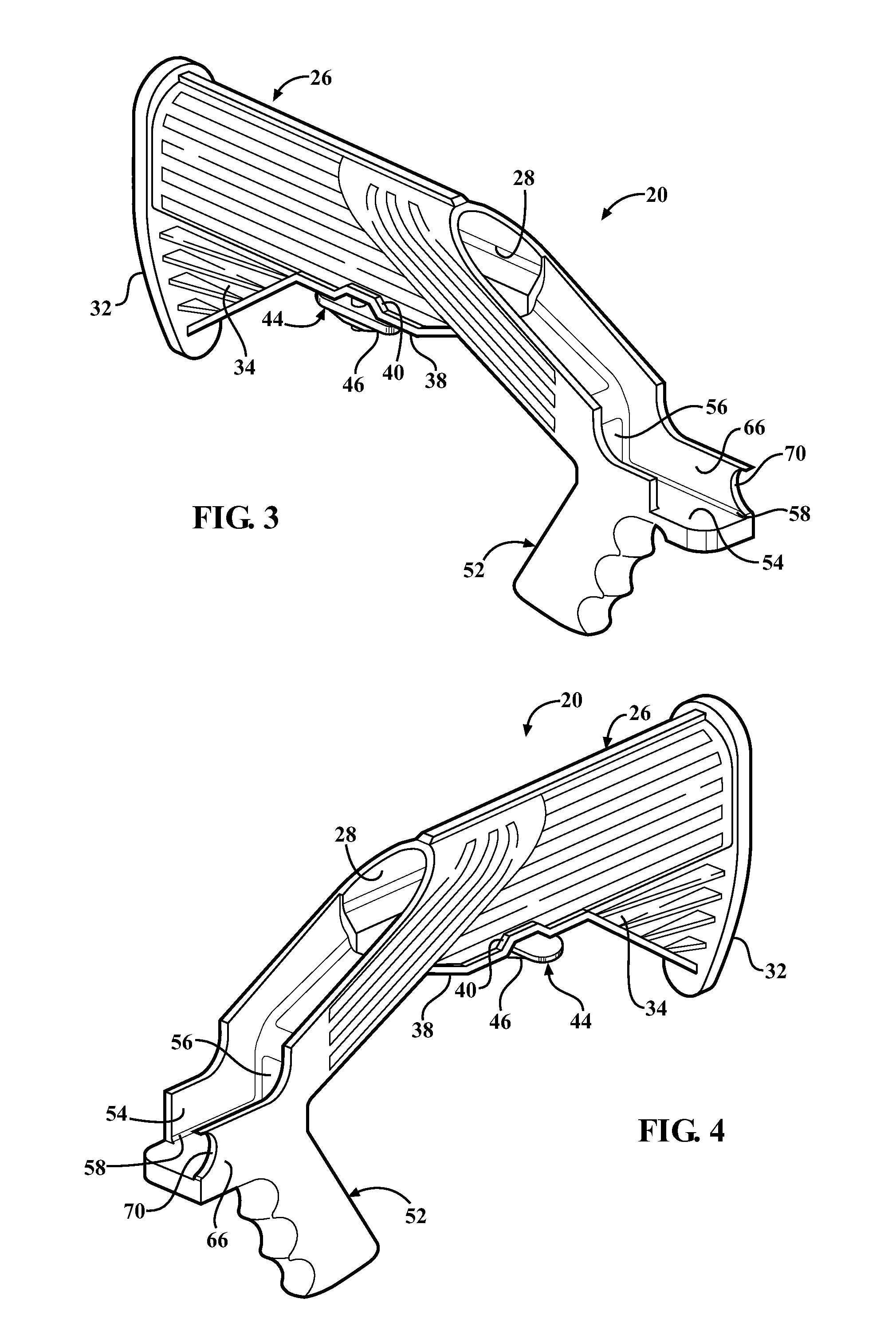 Handle for a semi-automatic firearm