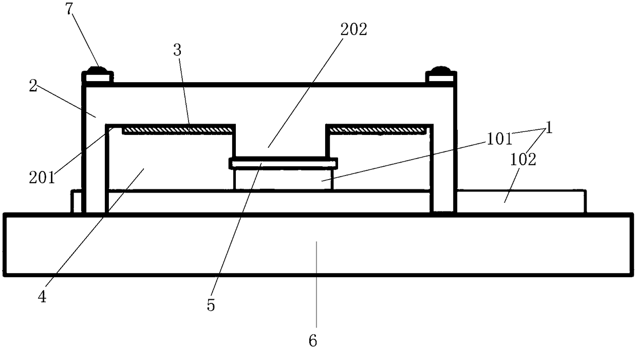 Thin-film heating plate assembly and electronic equipment