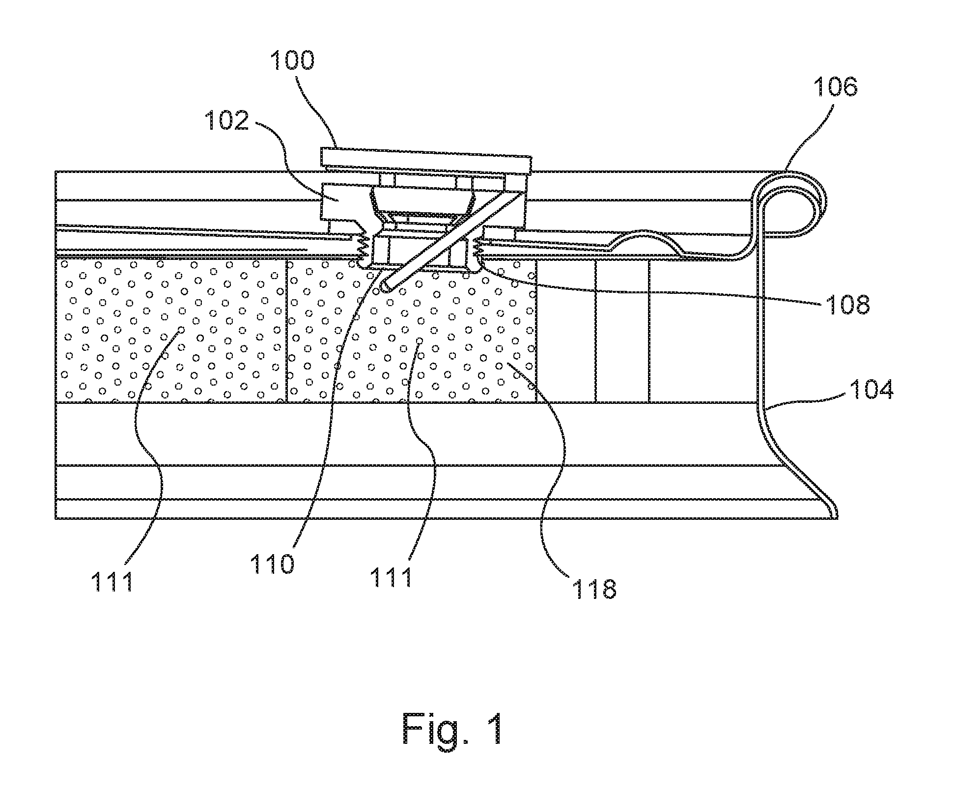 Sensor device for a hazardous waste container