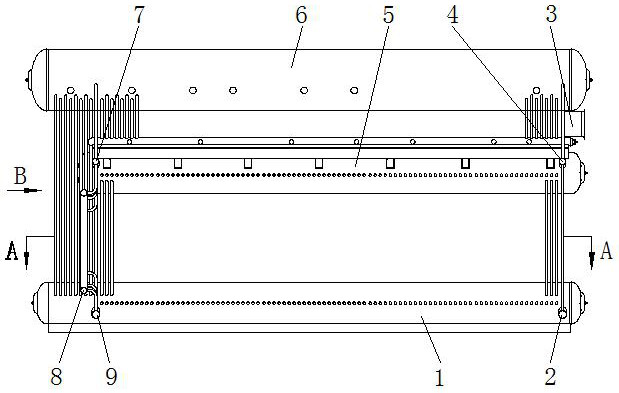 Novel three-return-stroke water tube boiler