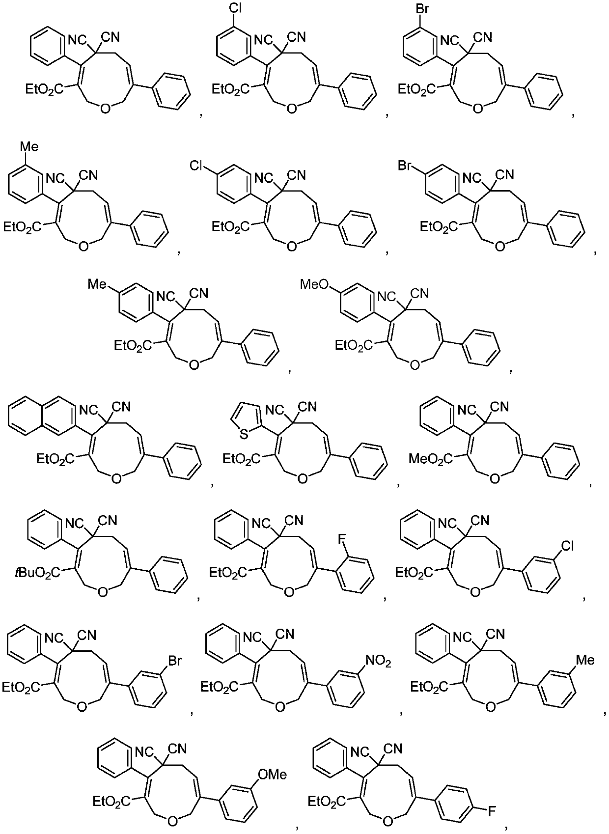 Oxacyclononadiene derivative, and pharmaceutical composition, preparation method and application thereof