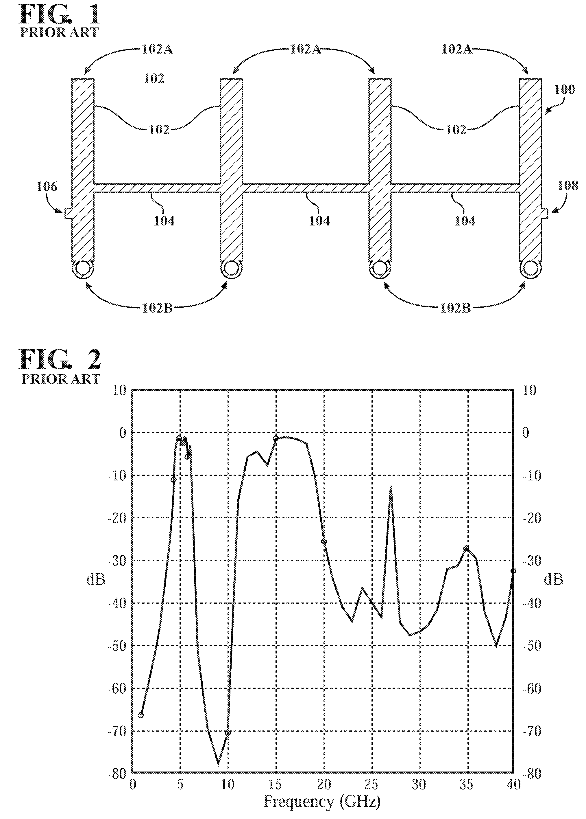 Compact bandpass filter with no third order response