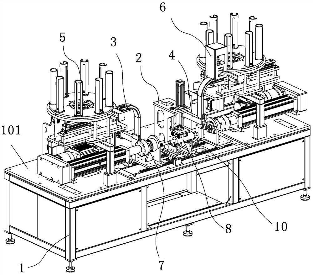 Rotor bearing press fitting device