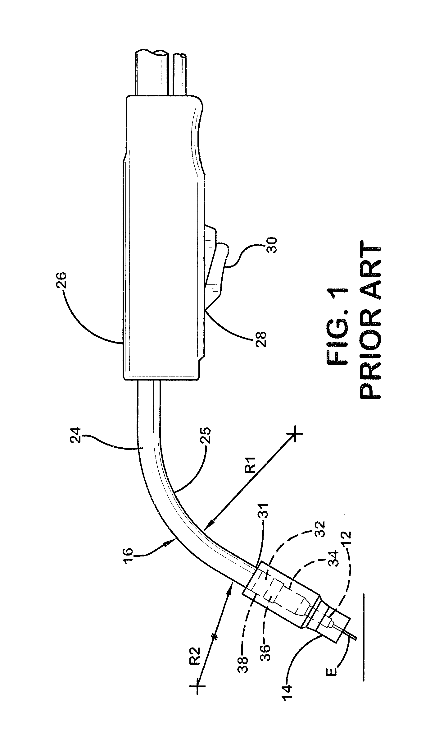 Split gooseneck for welding guns