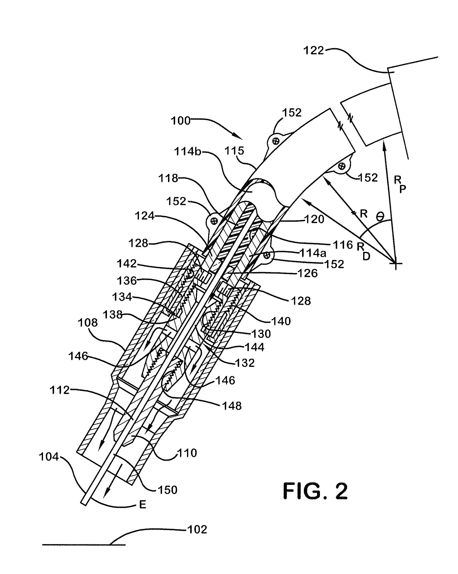 Split gooseneck for welding guns