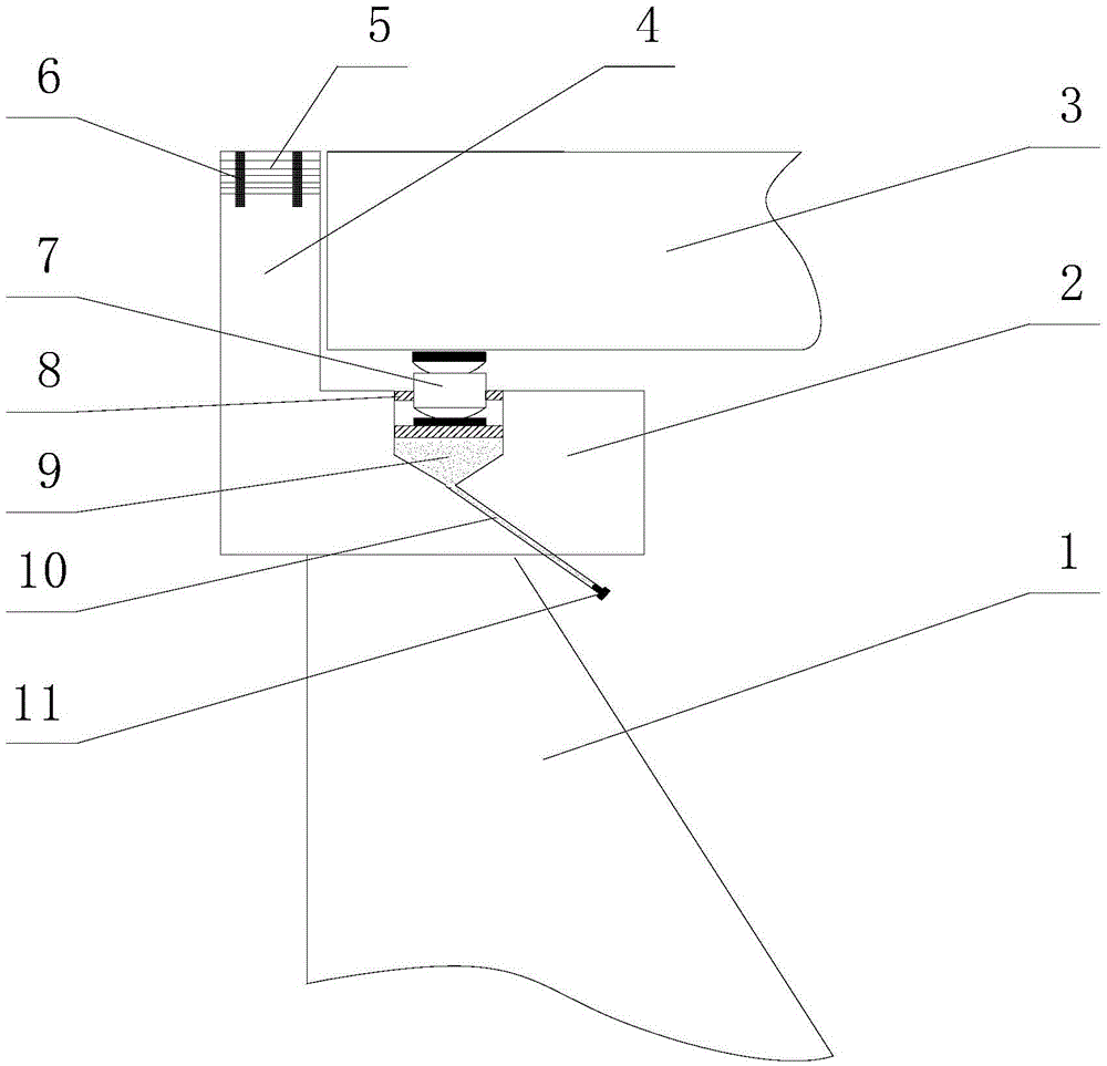 Bridge abutment structure capable of preventing bumping at bridge head and preventing method