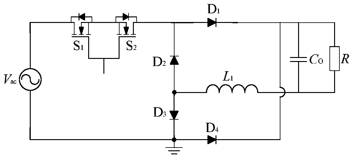 Single-phase three-level Buck PFC rectifier and control method thereof