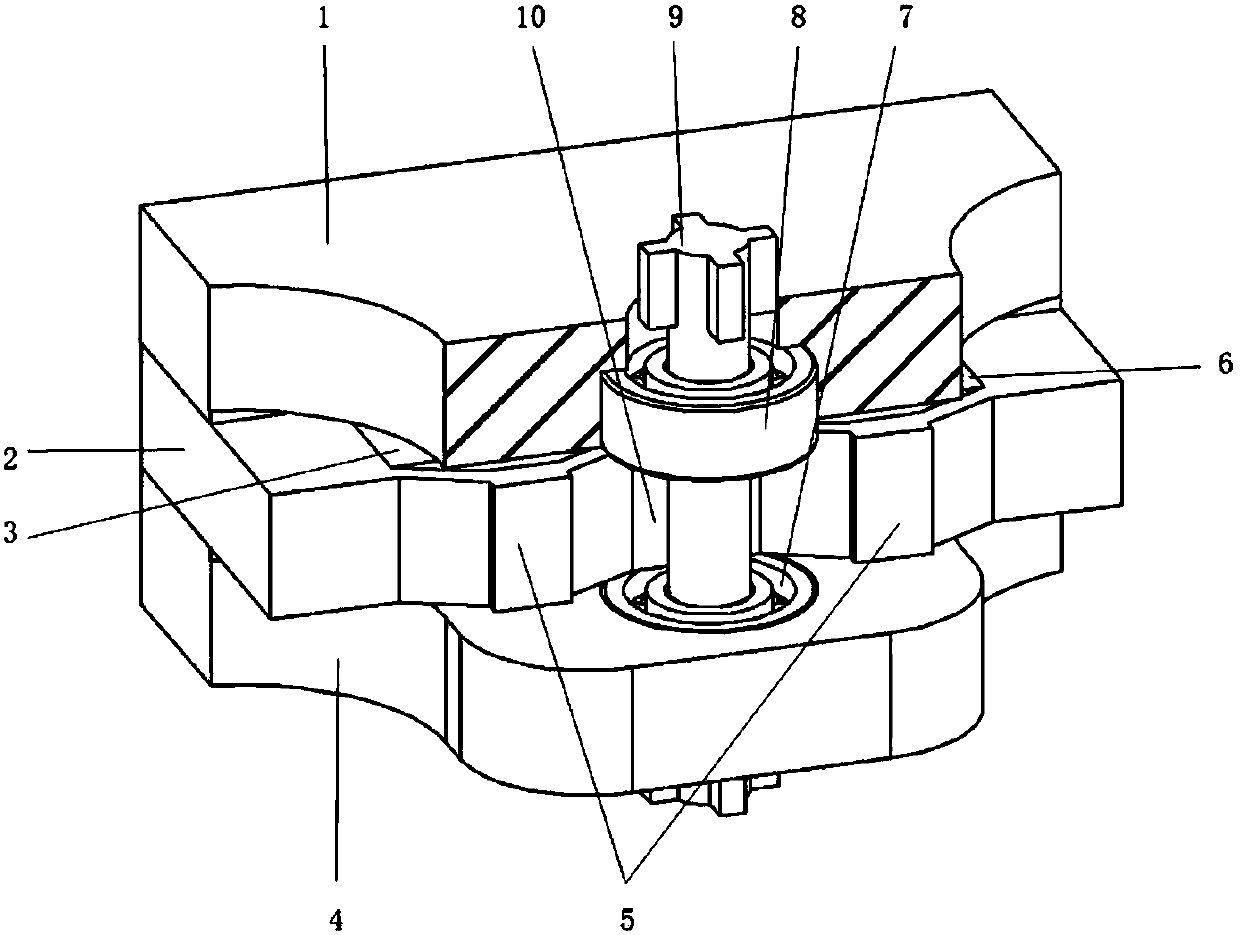 Rotary inertial piezoelectric actuator and its actuation method with double diamond-shaped series drive mechanism