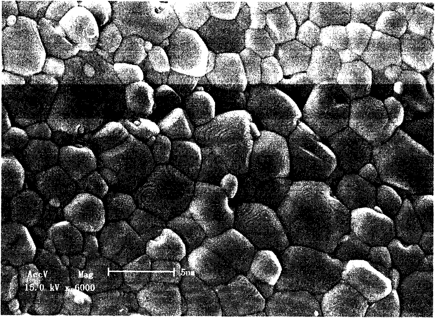 High-performance zinc oxide composite ceramic voltage dependent resistor material and preparation method