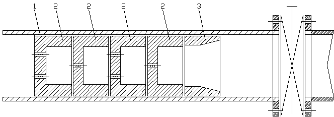 Throttling device for high pressure water-feeding pump of industrial boiler