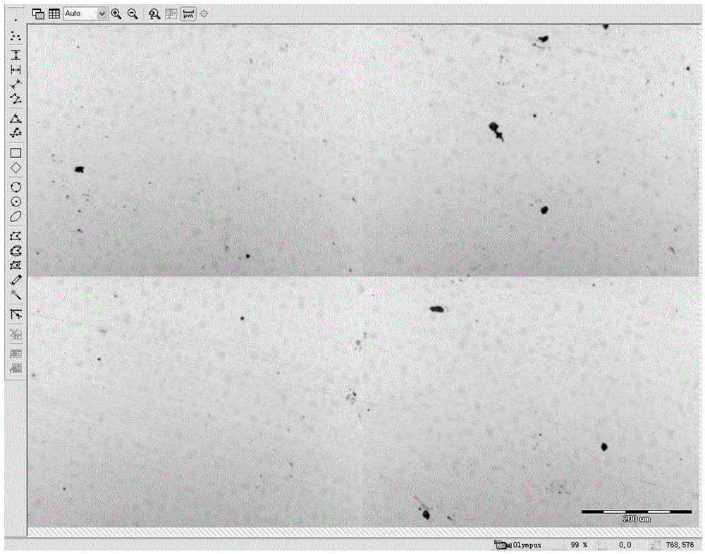 Method for quantitatively analyzing inclusions in steel under laser microscope