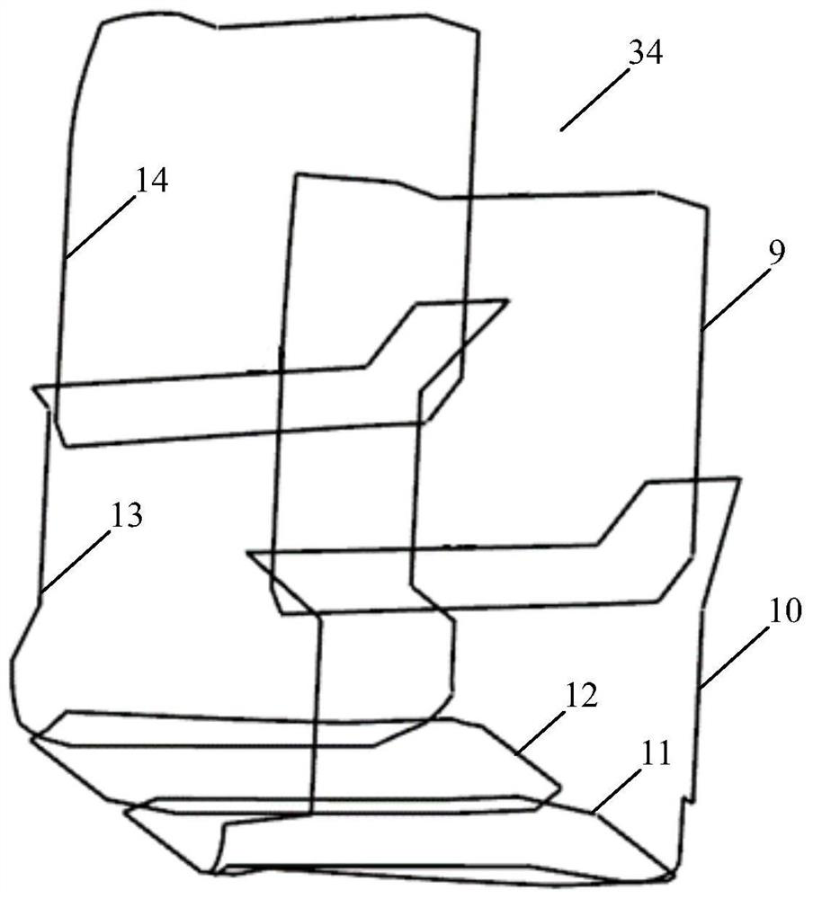 32-channel foot radio frequency receiving coil device for magnetic resonance imaging