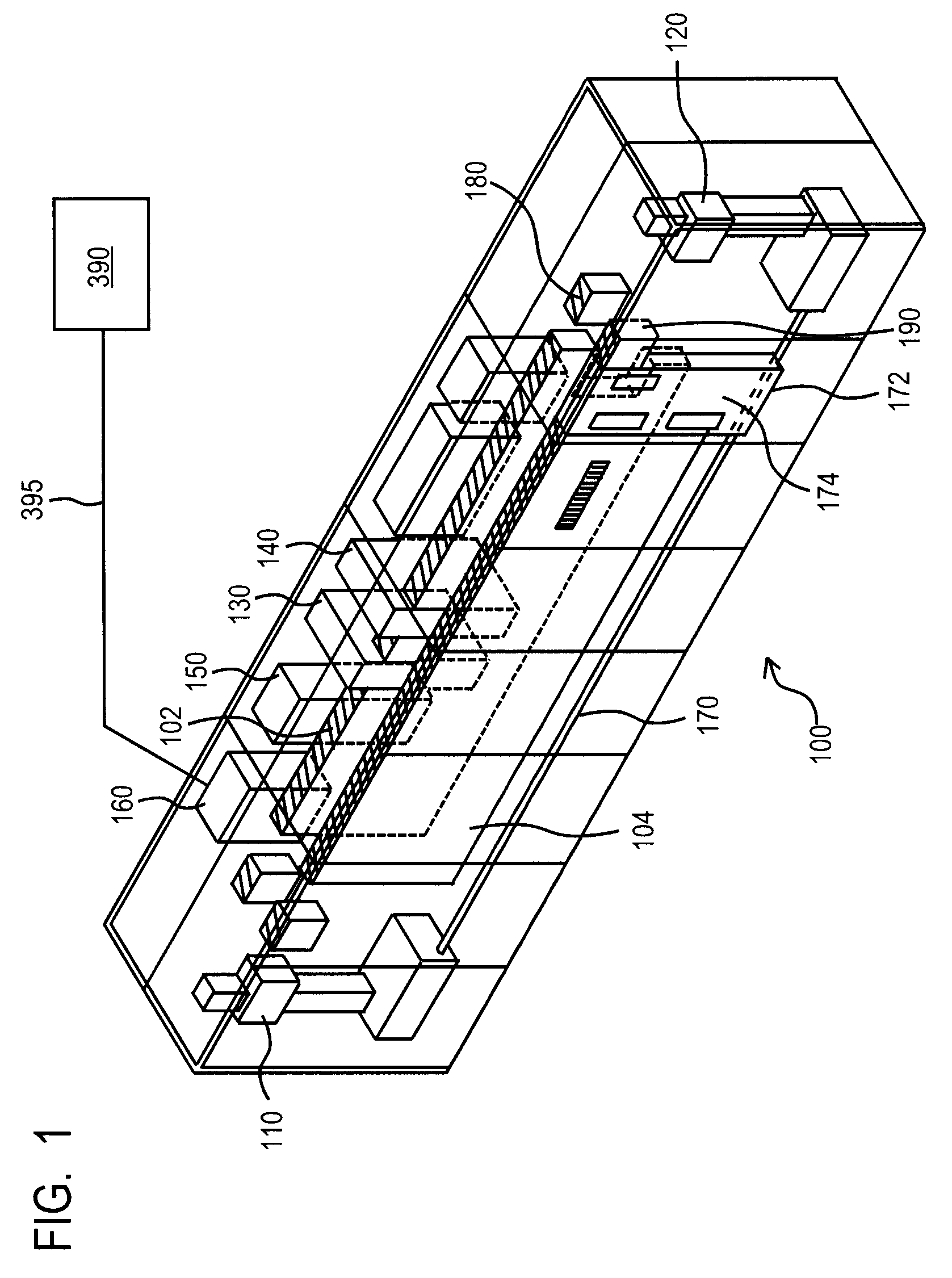 Portable data storage cartridge comprising a first information storage medium and a second information storage medium