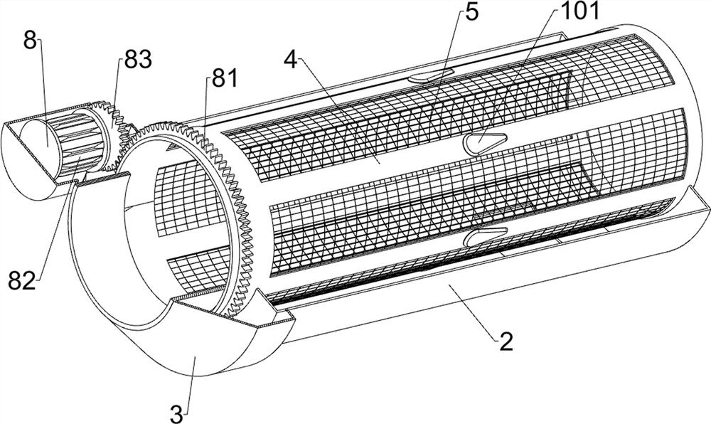 Environment-friendly construction waste separating and recycling device