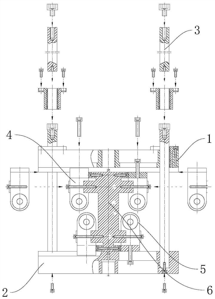 Device and method for measuring out-of-plane tensile mechanical property of composite material