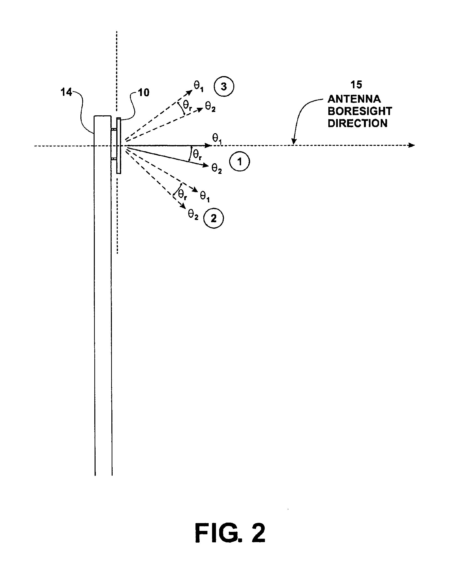 Vertical electrical downtilt antenna