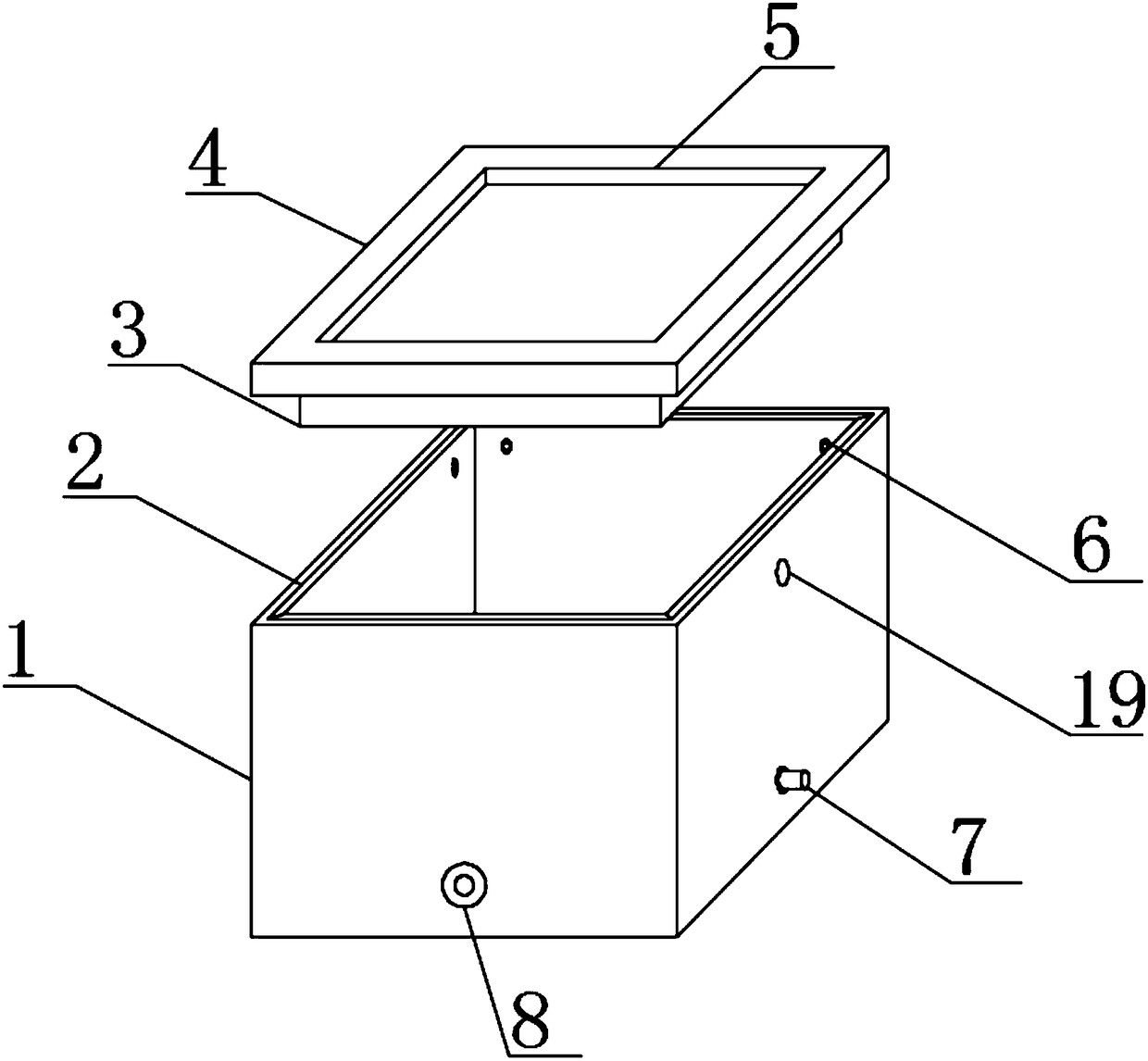 Fruit transportation and preservation tank with heating function