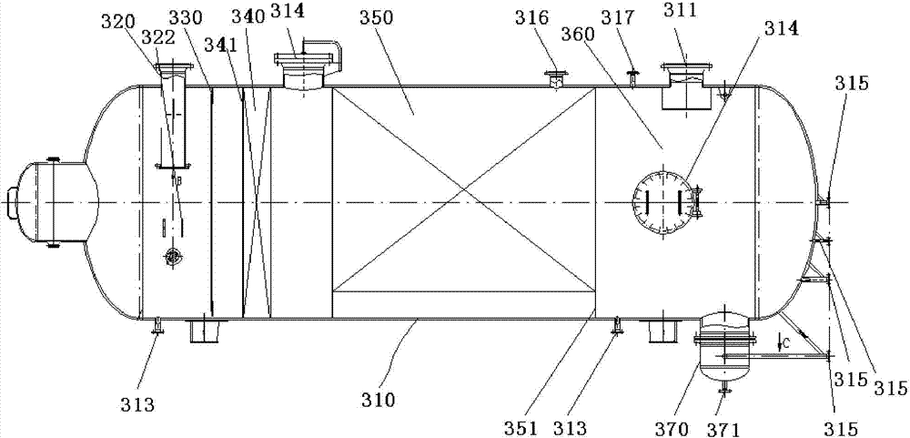 Liquid vinyl chloride monomer dehydration system and dehydration process thereof