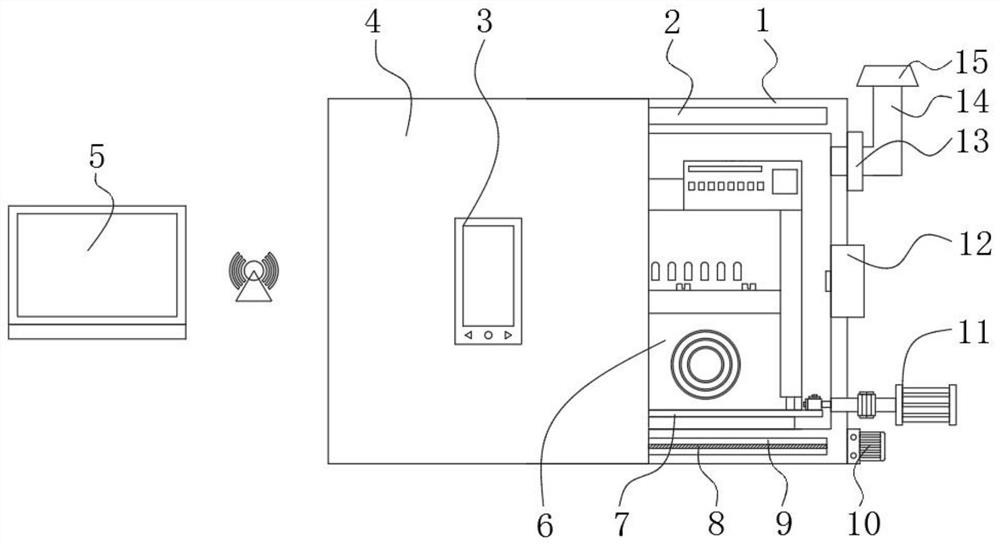 A high-voltage frequency converter with a safety protection structure and its working method