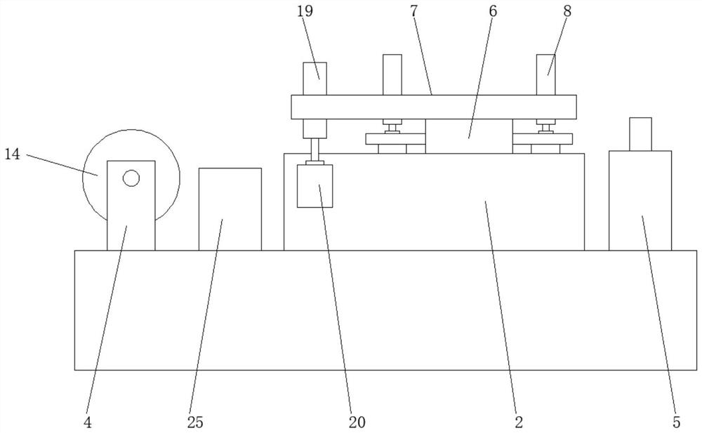 Rolling forming device for aluminum plate machining