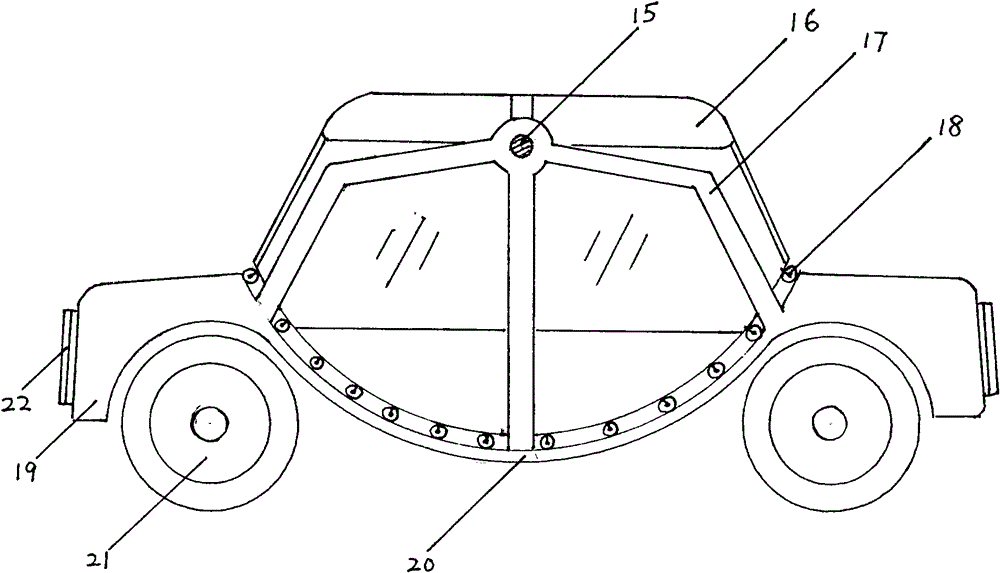 Compound pendulum type safe vehicle