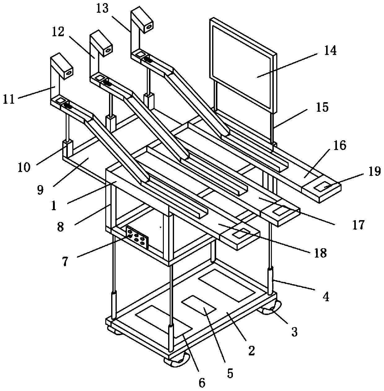 Friction experiment demonstration device for physical experiment