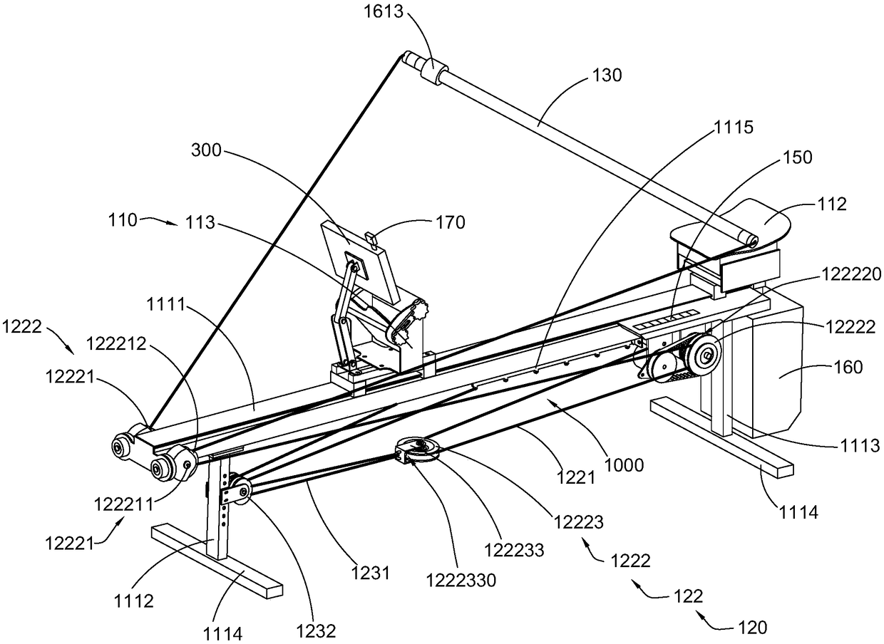 Virtual water sport land-based training system and training method thereof