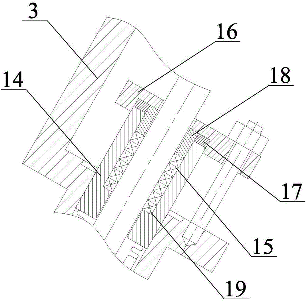 Novel photo-thermal power generation fused salt valve capable of avoiding residues