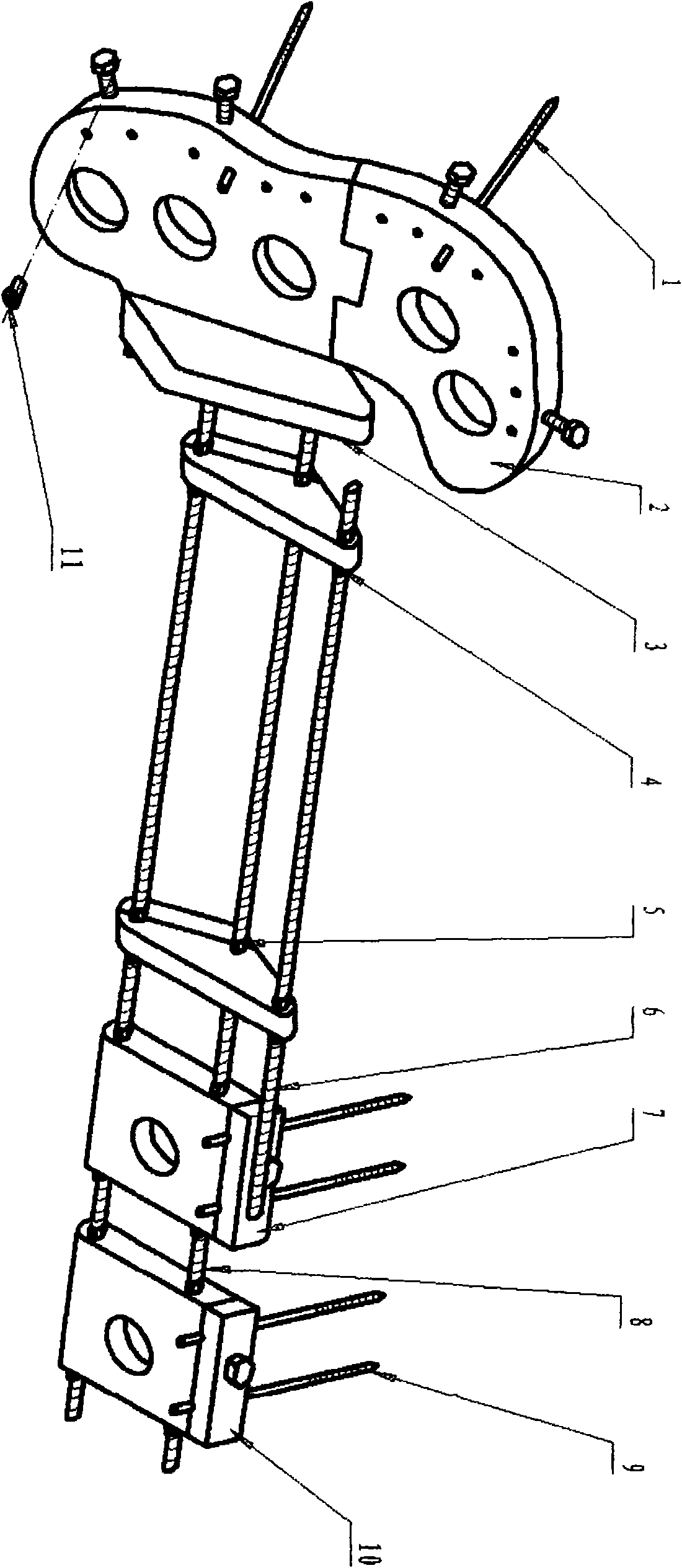 Hip joint dislocation reset traction device