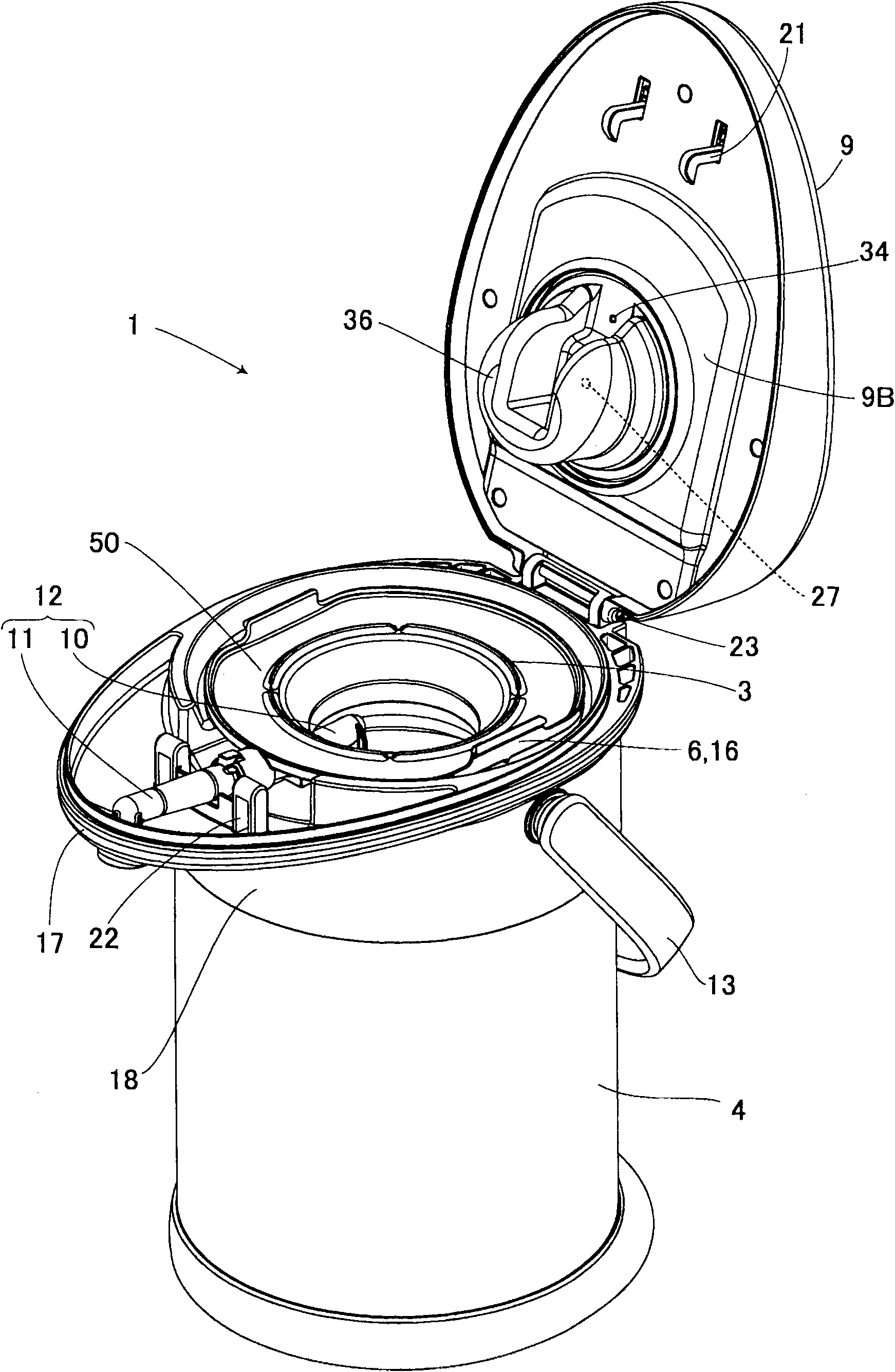 Electric air pressure pot