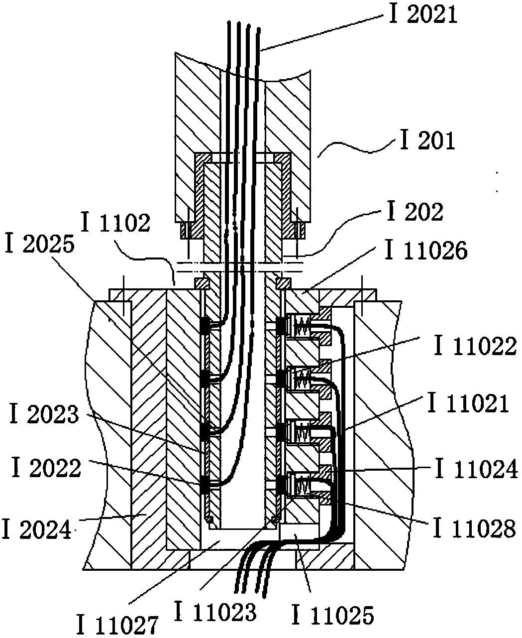 Chassis device conveniently separated from seat