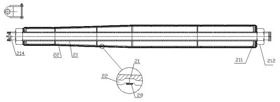 Expansion mandrel for horizontal machining of electrical ceramic blank