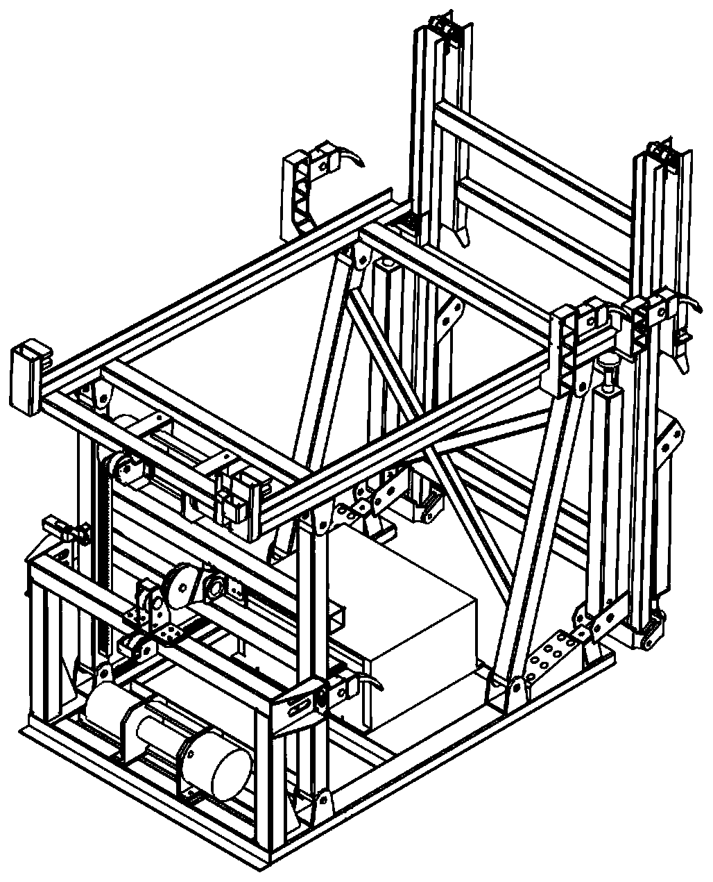 Vehicle-mounted mechanical flying device for unmanned aerial vehicle