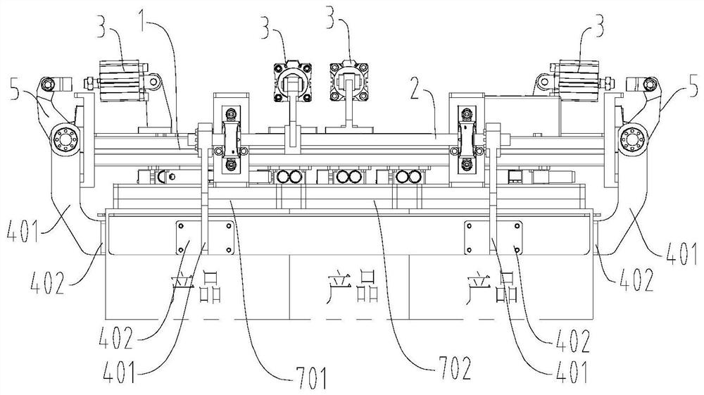 Layer-dismantling and stacking system and layer-dismantling and stacking method