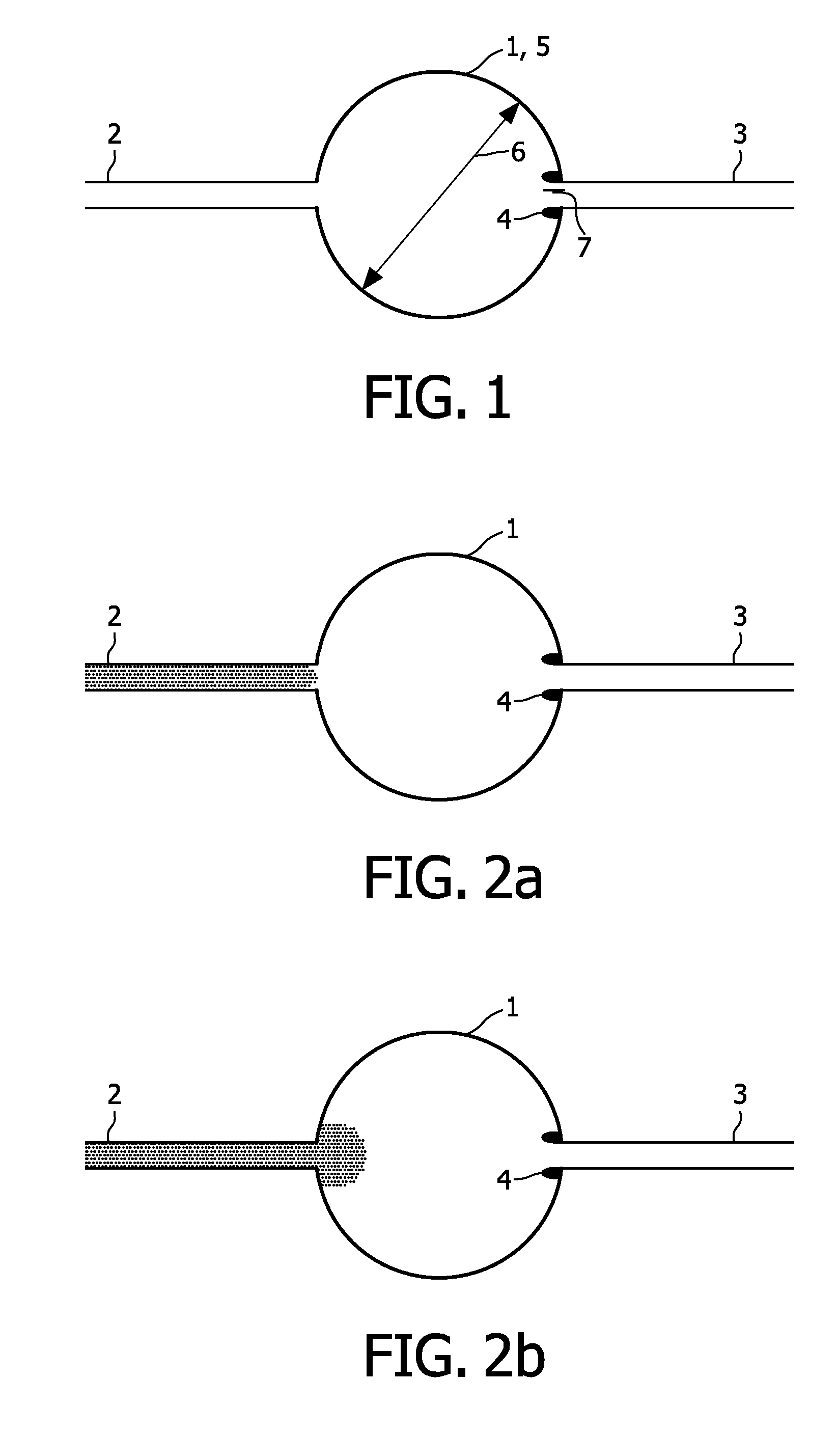 Gas-free fluid chamber