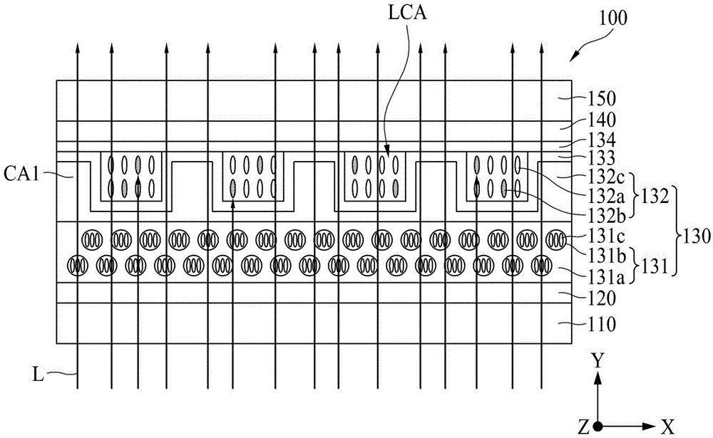 Light control device and manufacture method thereof, and transparent display device having the light control device