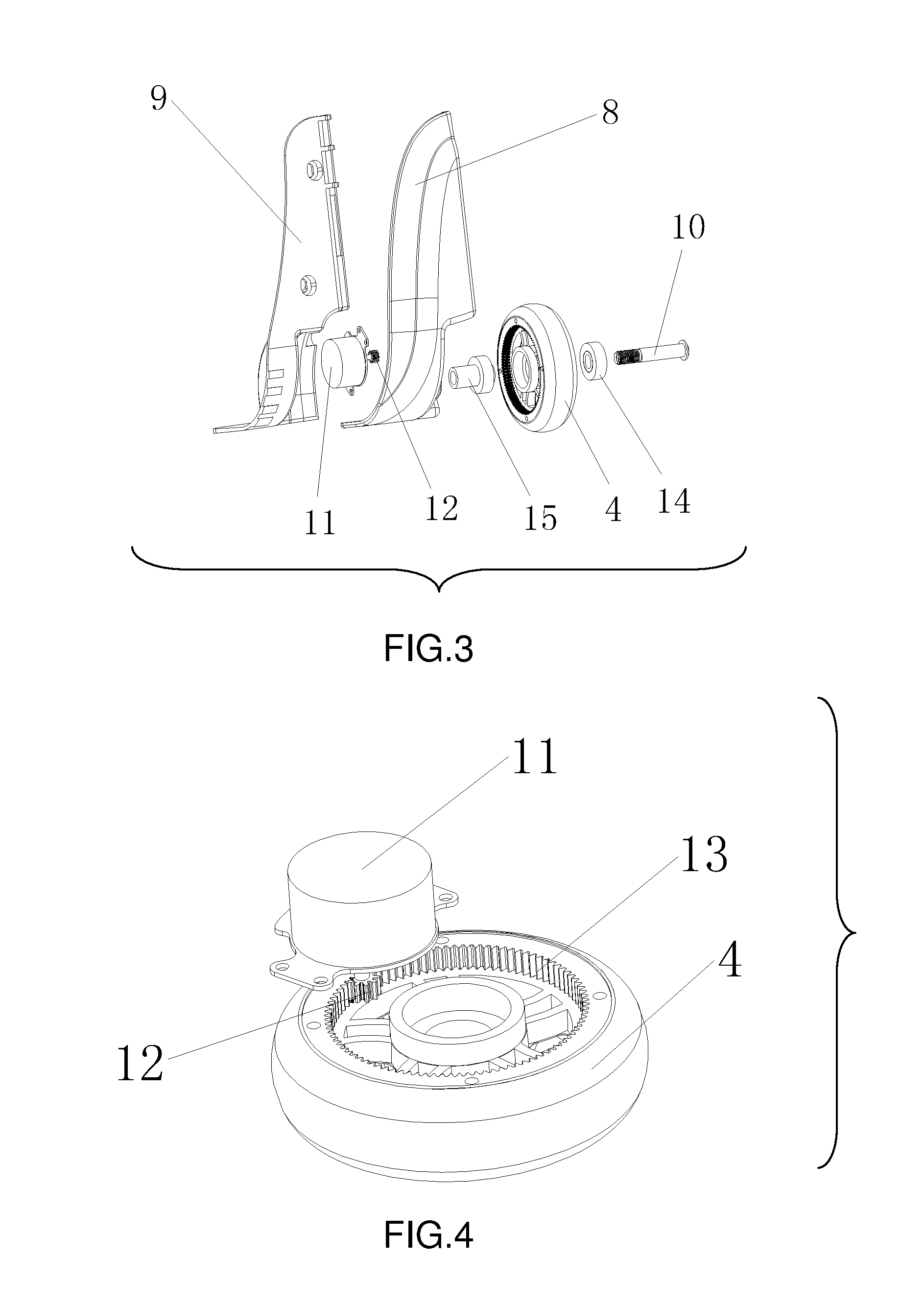 Luggage case with a power device