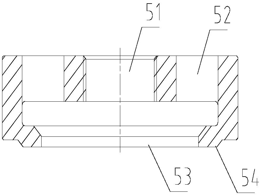 Temperature control valve for controlling cooling water flow of air cylinder of piston type compressor