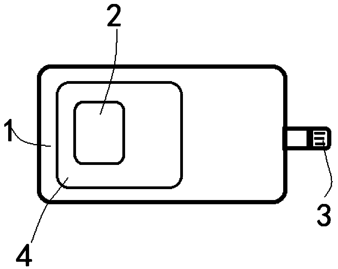 Implantable displacement sensing unit