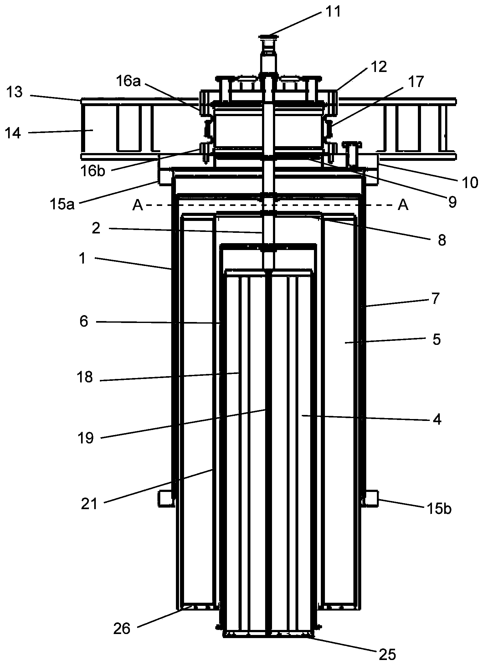 Vacuum low-temperature thermostat