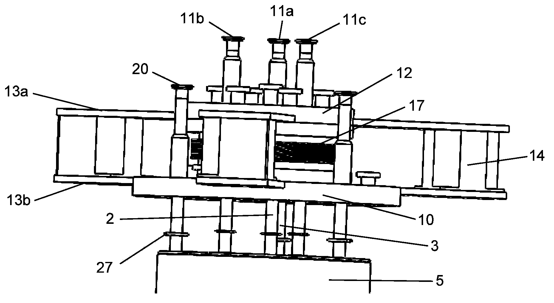 Vacuum low-temperature thermostat