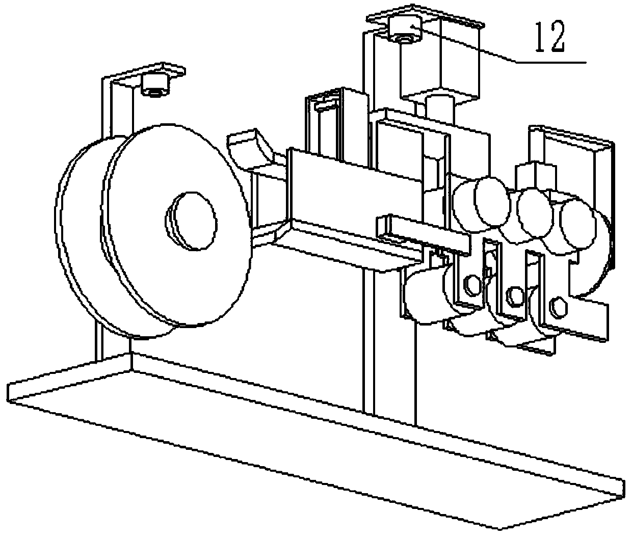 Cable quantitative cutting device for constructional engineering