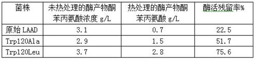 A kind of L-amino acid deaminase mutant with improved heat resistance and preparation method thereof