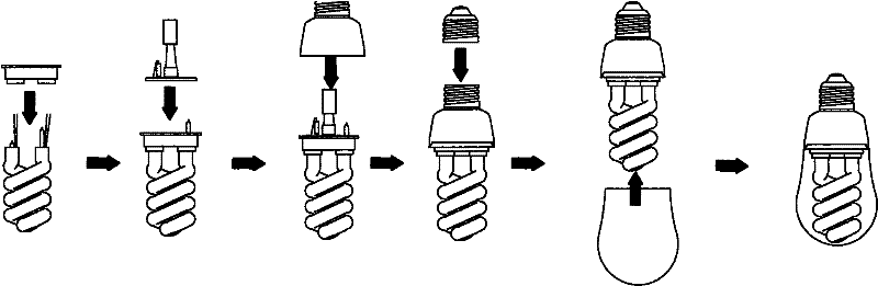 Double-layer energy-saving bulb