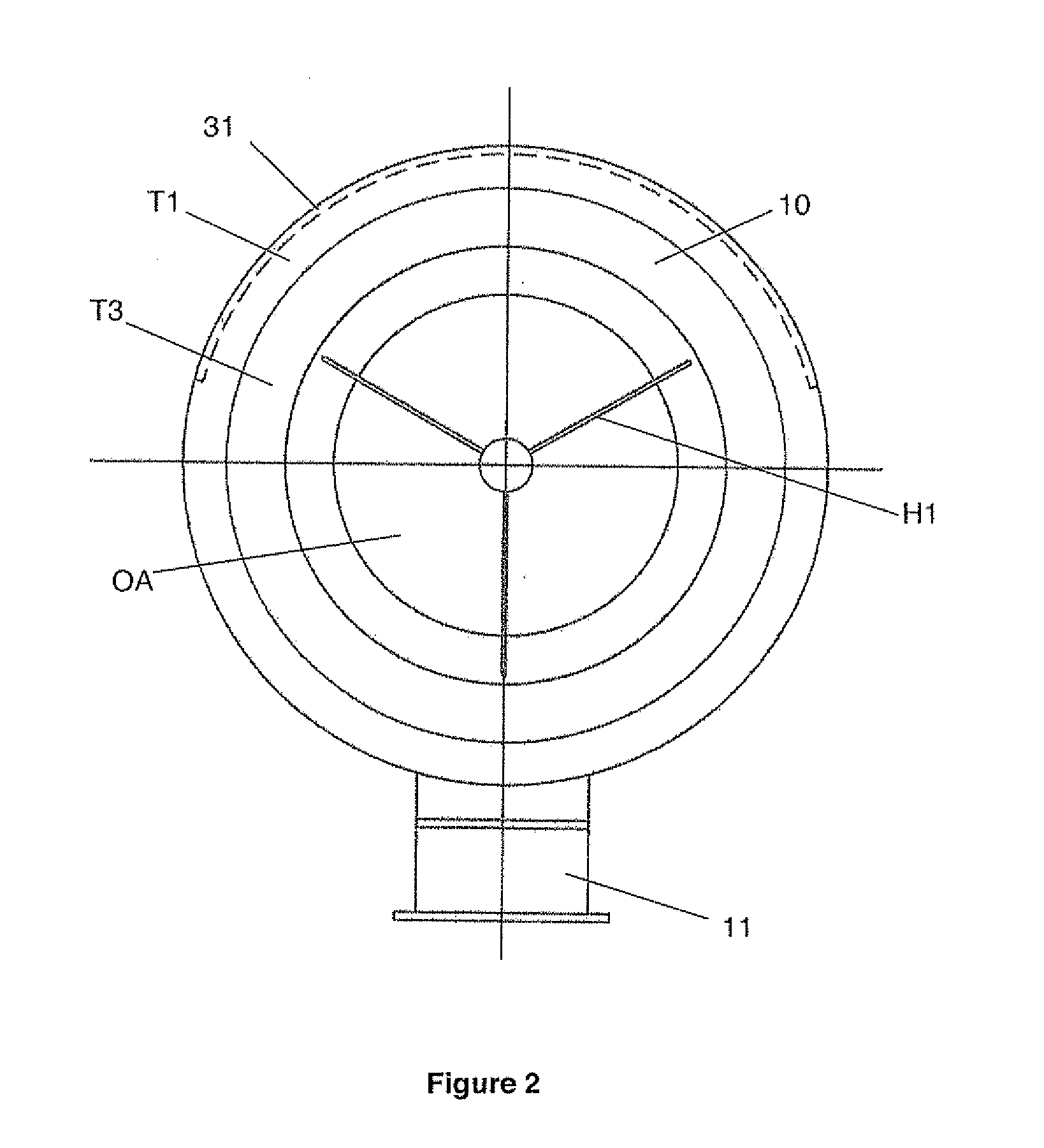 Wind turbine with two successive propellers